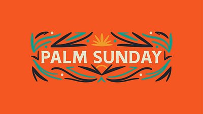 Palm Sunday 2024 2024 christian church cross easter illustration palm sunday sunday