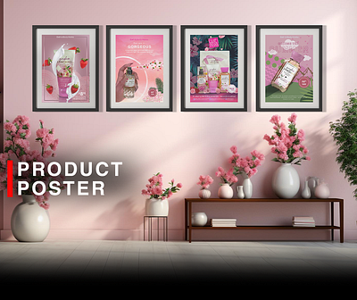 Product Poster 3d animation branding graphic design logo motion graphics ui