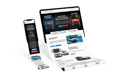 South West Truck & Van’s Website Development branding graphic design prototyping ui web design web development