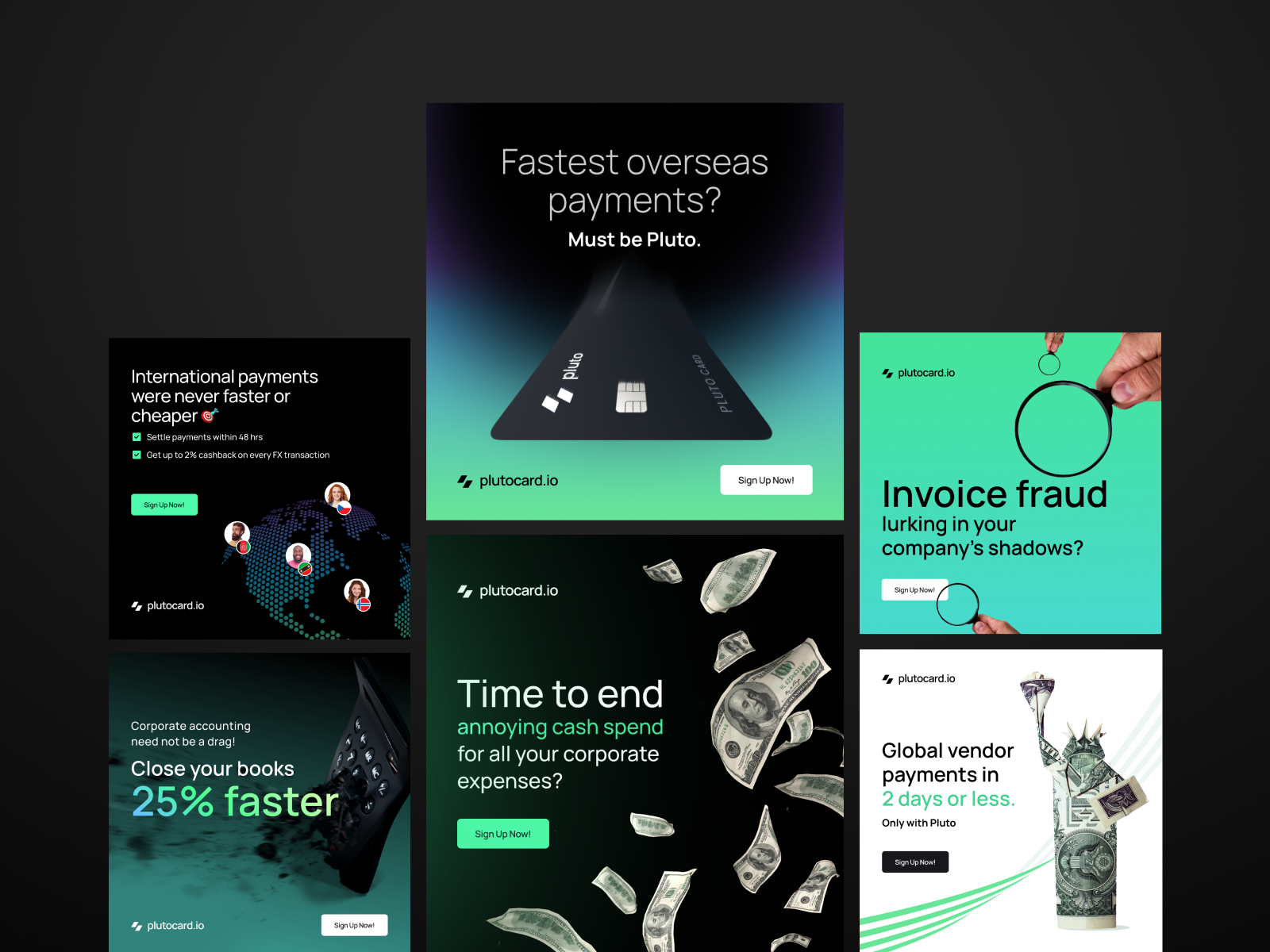 Pluto Ads by TripleDart Digital on Dribbble