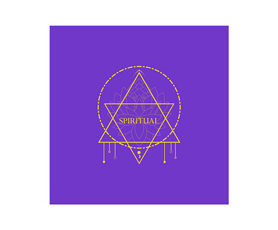 Spiritual Emblem and Iconic Logo Design rectangle