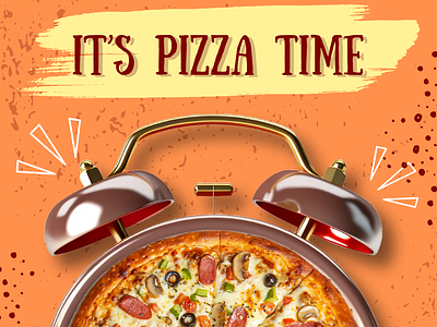 Pizza advertisement brand post digital art dominos fast food illustration pizza pizza ad pizza advertisement pizza hut social media