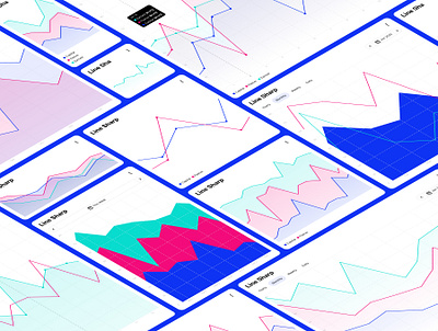 Sharp Line Charts For Data Visualization - Master Chart admin charts data visualization data viz design graphs and charts infographic interface line line chart line charts saas sharp sharp line sharp line charts statistic template ui user widgets