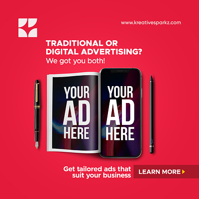 Get tailored ads that suit your Business! advertising brand building brand guideline branding design digital advertising graphic design illustration logo small business traditional advertising