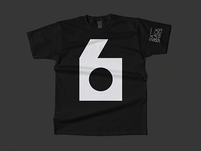 Six Black Shirts black branding concept design graphic design identity logo mark minimal simple symbol t shirt