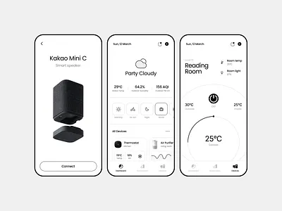 Smart Home | Mobile App app clean control home home system mobile app mobile design product safe security smart home ui ux