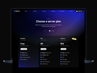 Pricing: 2020 agency blockchain choose crypto cryptocurrency finance fintech page price pricing product renat renua renua agency style swap ui ux web webdesign