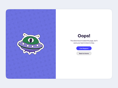 Error Page 404 alien design desktop error error 404 ui