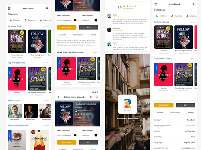 Book app ui book app book app ui design online book reading app reading app ui ui ui design ux design