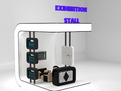 Creating an Exhibition Stall 3D Model 3d 3d artist 3d model advertising exhibition display booth design branding design display exhibit exhibition stall model graphic design low poly modular exhibition stand popup display social media promotion tradeshow vray