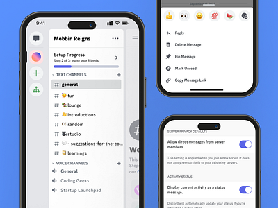 Discord App ui