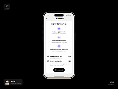 Choose lab. DYUI #11 choose design daily daily design daily ui design app design ux how it works ios design lab med medical niki e ui ux