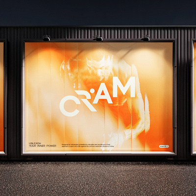 CRAM logo, sportswear brand 3d branding clean clothes design graphic design logo minimal sports sportswear vector wear