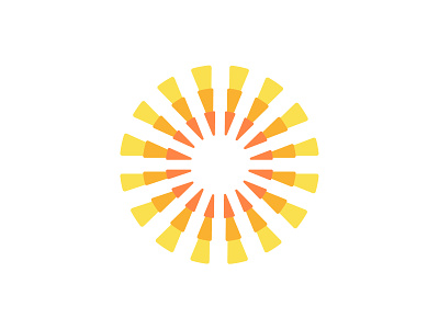 The Sun logo mark abstract branding energy expand explosion for sale unused buy icon logo logodesign orbit rays solar sun