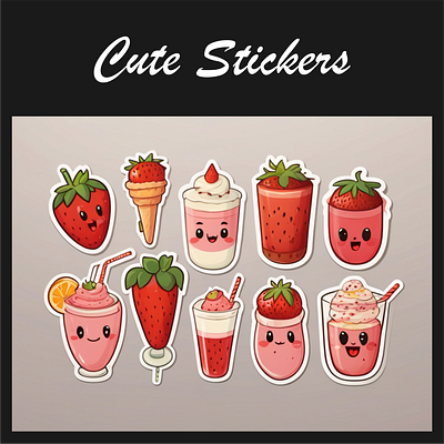 Cute Sticker cute graphic design logo motion graphics sticker