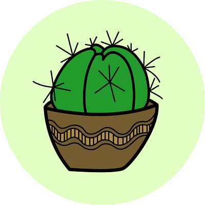 Plant Illustration cactus design graphic design illustration illustrator photoshop vector