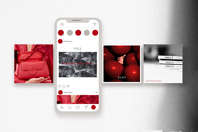 Instagram posts design branding graphic design illustration