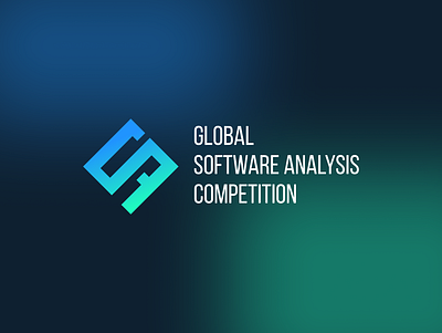Logo for GLOBAL SOFTWARE ANALYSIS COMPETITION 2023 branding contest design gradient graphic design it logo logo design web web design