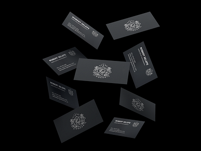 Aura Focus Business cards branding