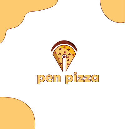Pen Pizza logo.. branding cheese cheese pizza followers food graphic design italianfood logo logotype penpizza pizza brand pizza slice pizzalogo pizzarestaurant restaurant streetfood visual identity