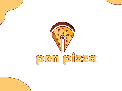 Pen Pizza logo.. branding cheese cheese pizza followers food graphic design italianfood logo logotype penpizza pizza brand pizza slice pizzalogo pizzarestaurant restaurant streetfood visual identity