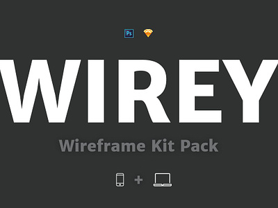 Wirey Wireframe Kit Pack app design blog bootstrap kit mobile app design mobile app wireframe photoshop ui ux web web design web elements website wire frame wireframe wirey wireframe kit pack