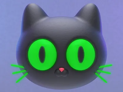 Cat 3d 3d art animation c4d cinema4d graphic design illustration motion graphics ui