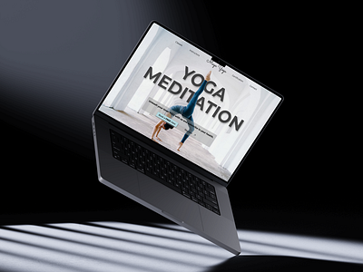 Yoga + Meditation website redesign design ui