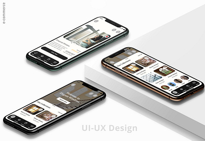 Mobile App UI Design for E-Commerce app design branding color dollar e commerce mobile app mobile app ui ui ui design user interface ux web app worpress