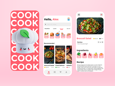 Food Recipe App app food recipe ui ux