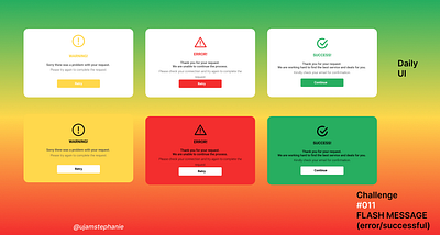 Daily UI 011 #Flash message branding graphic design ui ux