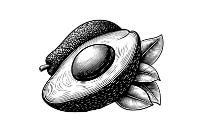 Avocado SVG design