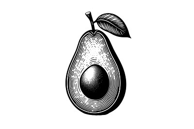 Avocado SVG design