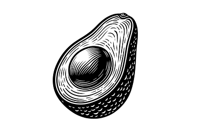 Avocado SVG design