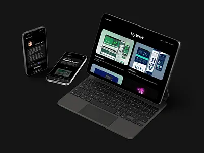 Personal Portfolio Website animation design figma framer portfolio ui ux