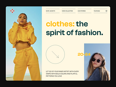 Fashion E-Commerce Landing Page beauty e commerce fashion fashion website landing page desing ui design uiux design web design
