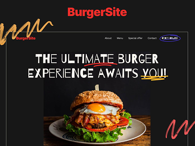 Fast Food Website fast food fast food website figma landing page menu order online uiux user experience user interface web design