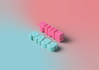 3D type style 3d design graphic design illustration logo minimal typography