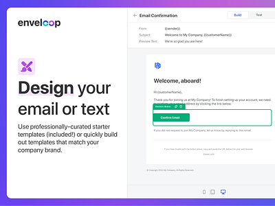 🚀 Enveloop Launches on Product Hunt 🚀 api branding builder design designer email email builder email designer messaging product design product hunt templates ui ui design user interface ux design
