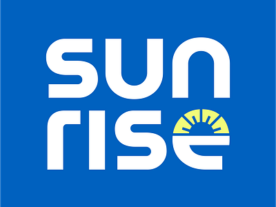 SUNRISE WORDMARK branding design illustration lettering lettermark logocombination logodesign logogram logotype negativespace negativespacelogo sunlogo sunrise ui wordmark wordmark logo