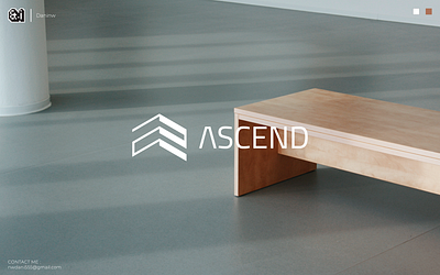 Ascend Logo adobe illustrator adobe photoshop brand design brand identity branding design furniture graphic design home interior logo logo design