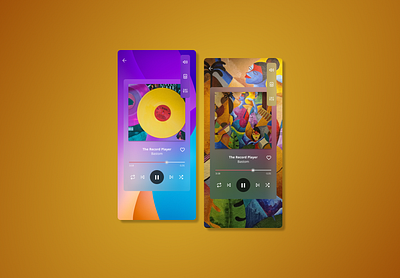 Music Player Design - Daily UI app app design branding design music product design ui user interface