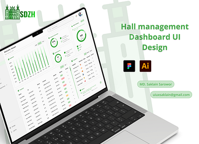 Hall Management Dashboard dasboard dashboardui hallmanagement management managementdashboard saas sassui ui ui design uiux uiux design