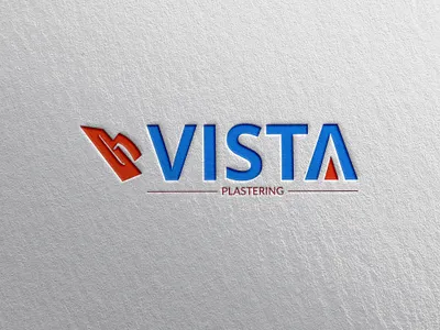 Vista Building Logo Design building logo company logo graphicdesign logo design plaster logo vista logo