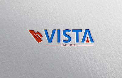 Vista Building Logo Design building logo company logo graphicdesign logo design plaster logo vista logo