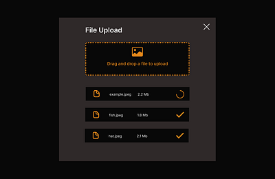 File Uploader dailyui