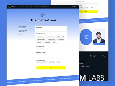 Contact Us Page UI Design contact contactpage contactui contactus contactuspage design getintouch getintouchui technology ui uidesign uiux uiuxdesign uxdesign webdesign websitedesign