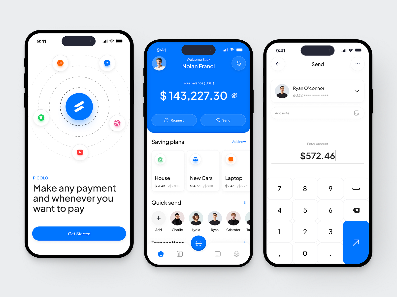 Finance Mobile App by Fanka for Korsa on Dribbble