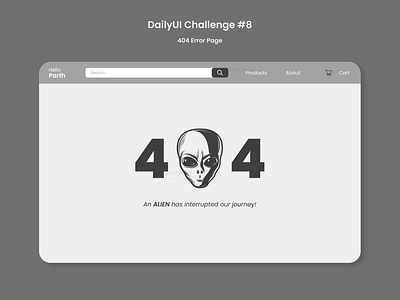 Daily UI #8 404 Error Page app app design art branding challenge creative dailyui design error figma flat icon minimal product design ui ui design user experience ux web website