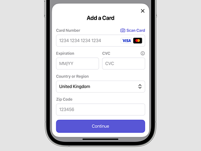 Adding a Card add a card add a card form add a credit card adding a card card checkout checkout checkout form checkout page clean ui credit card design manage card manage credit card minimal minimal ui pay with card sarjil ui uiux ux